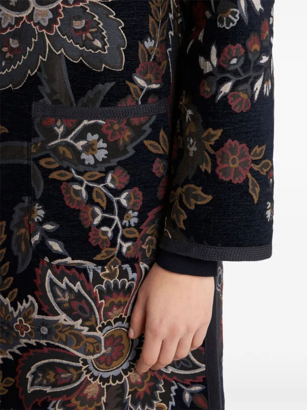 オードリー　ETRO ペイズリー柄トレンチコート　黒　新品未使用♡ 80592681001001.jpg
