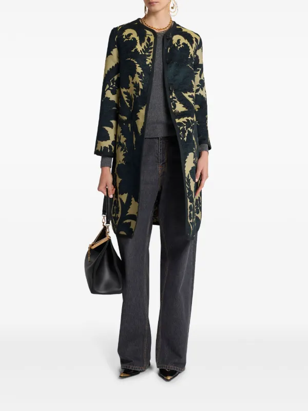 ETRO リバーシブル コート | ブルー | FARFETCH JP