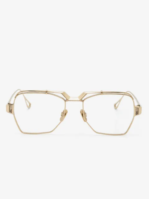 Cazal pilot-frame glasses