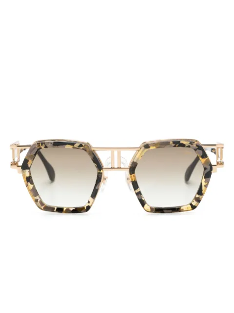 Cazal 677 geometric-frame sunglasses