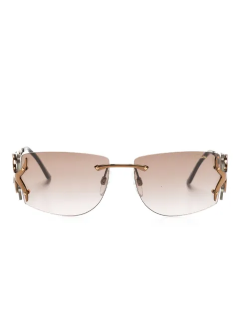 Cazal 9019 wraparound-frame sunglasses