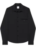 Courrèges one pocket twill shirt - Black