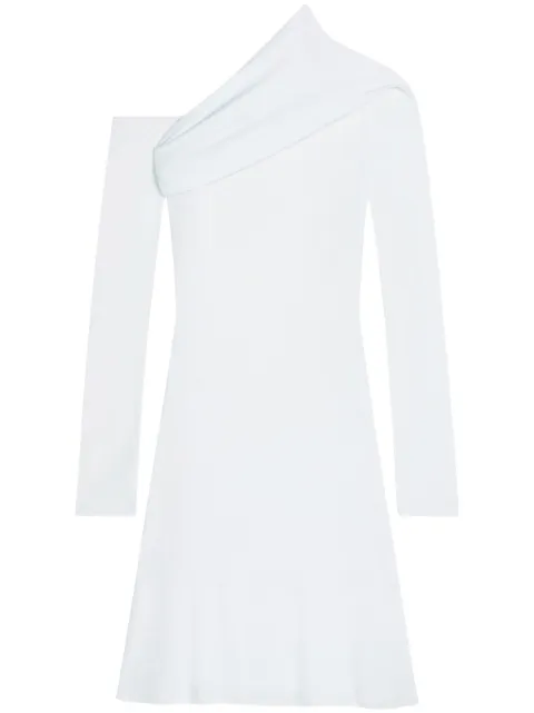 Courrèges twist crepe mini dress