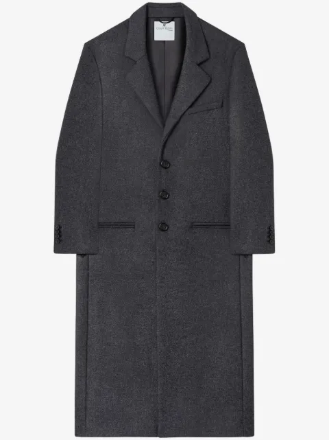 Courrèges notched-lapels single-breasted coat 