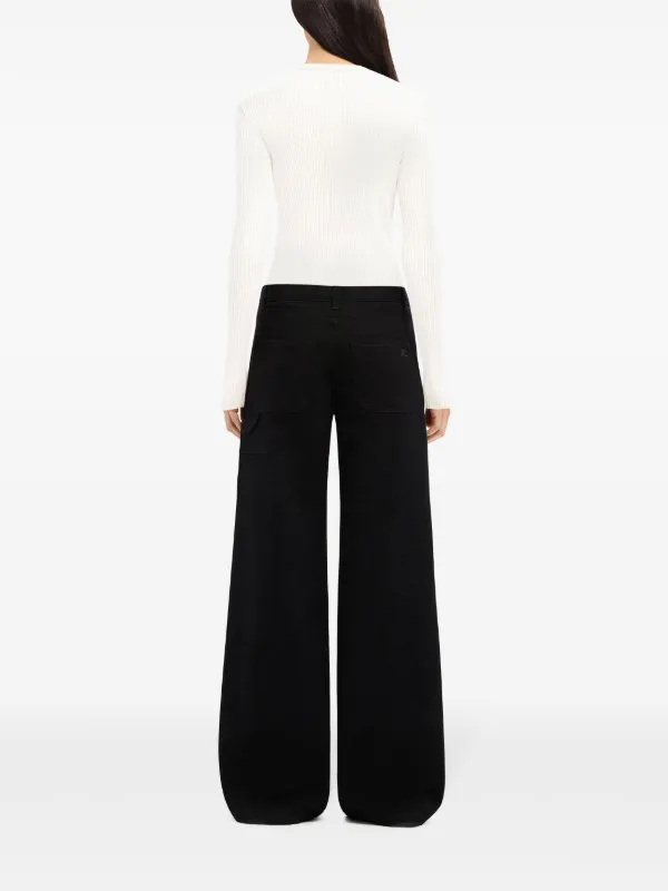 Courrèges リブセーター ホワイト Courrèges リブニット セーター | ホワイト | FARFETCH JP