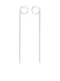 Courrèges Holy Chained dangle earrings - Silver