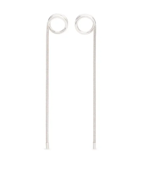 Courrèges Holy Chained dangle earrings