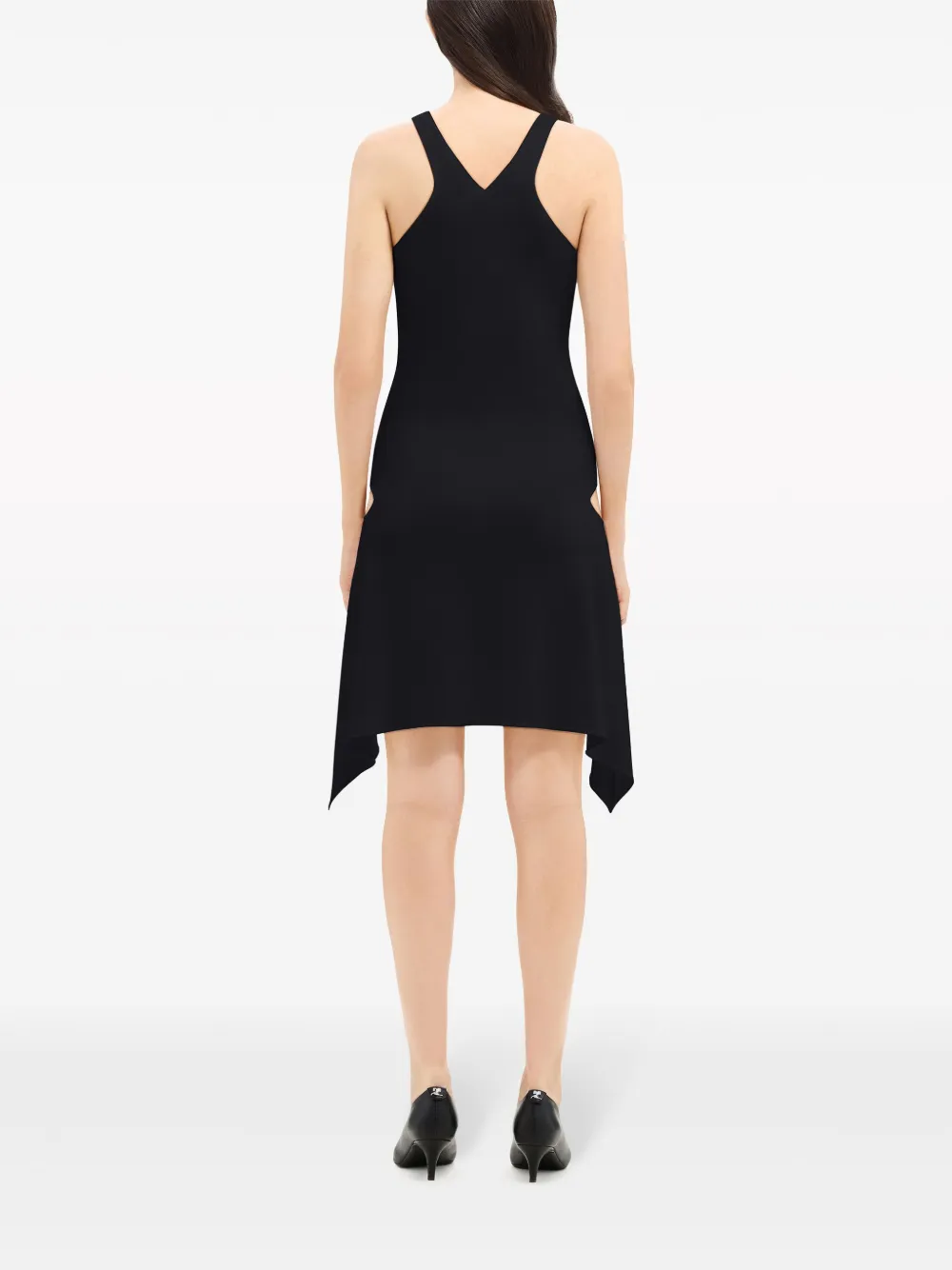 Courrèges Jersey mini-jurk Zwart
