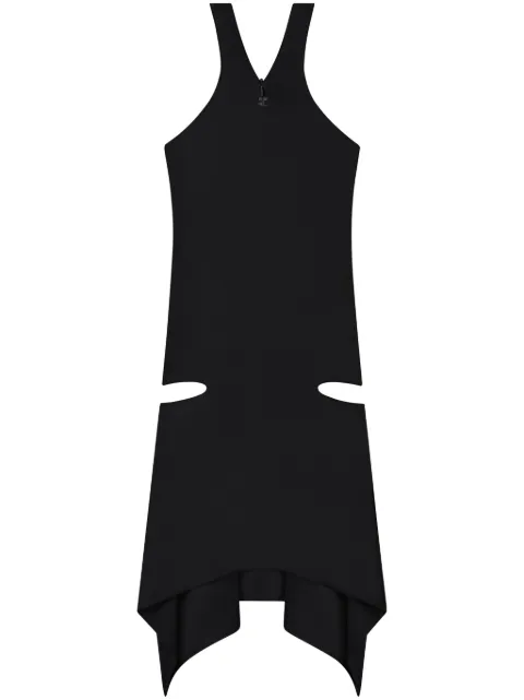 Courrèges criss-cross jersey mini dress