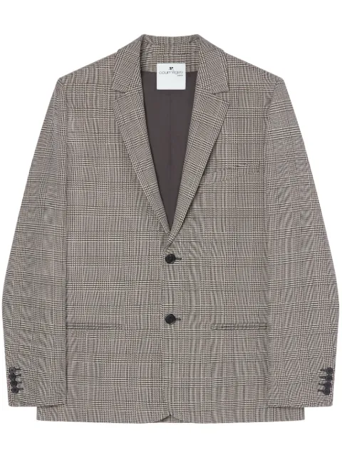 Courrèges Prince of Wales-patterned blazer