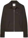 Courrèges Signature Retro logo-embroidered jacket - Brown