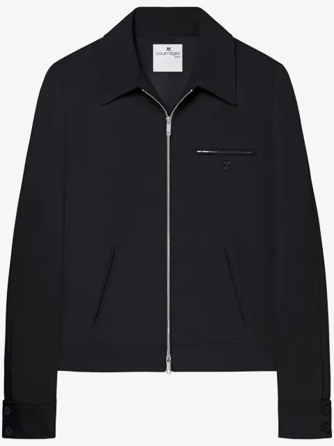 Courrèges twill-weave shirt jacket