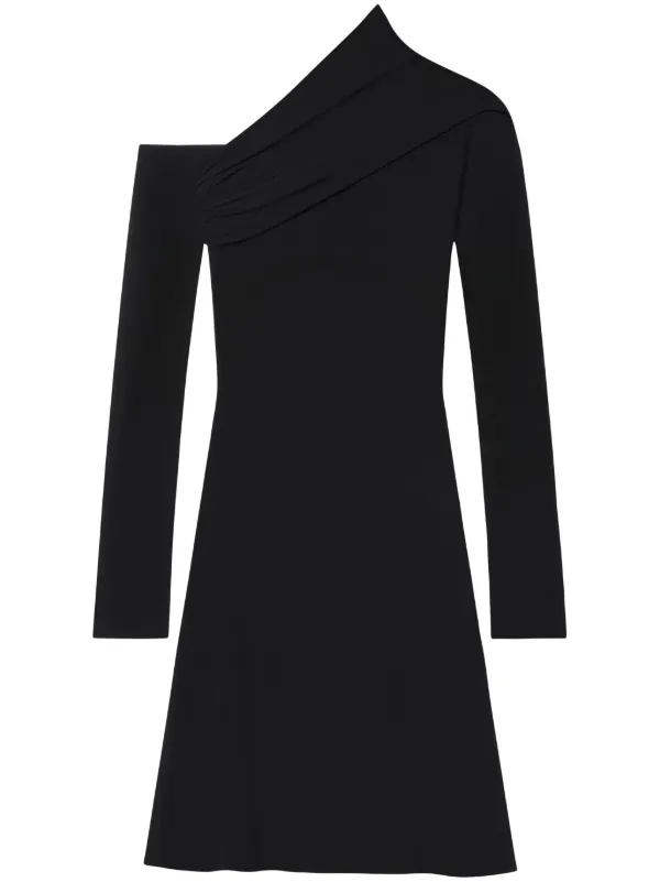 ワンピースその他 COURREGES ASYMMETRIC DRESS WITH KNOT COURRÈGES Asymmetric knotted satin midi dress | NET-A-PORTER