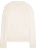 Courrèges layered logo-embroidered sweater - Neutrals