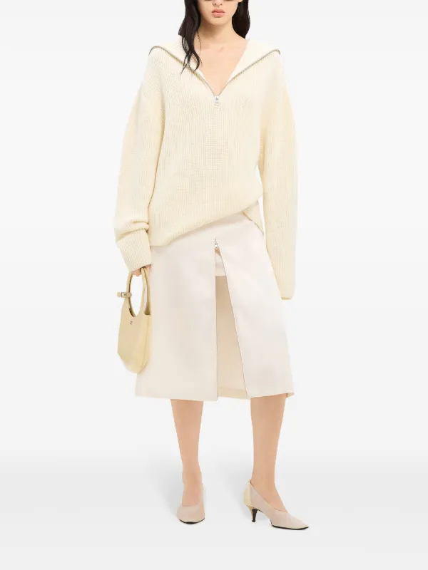 Courrèges ジップディテール スカート | ニュートラル | FARFETCH JP