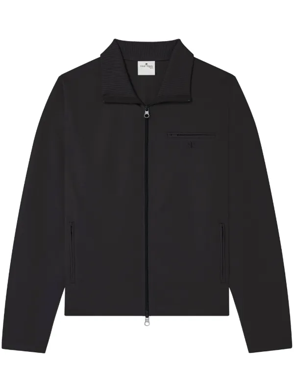 Courrèges ジップアップ シャツジャケット | ブラック | FARFETCH JP