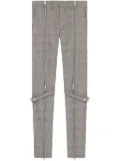 Courrèges zip-detailing tailored trousers - Black