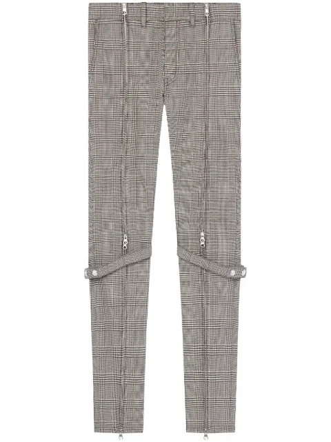 Courrèges Calça de alfaiataria com zíper