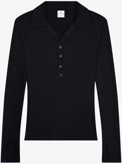 Courrèges Klassisches Poloshirt