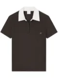 Courrèges cotton blend polo shirt - Brown