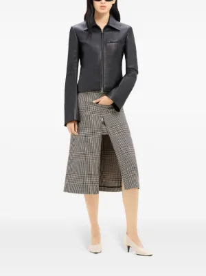 レザージャケット・コート COURREGES Women Outer 323CVE054VY0014 Black 23820330_53940058_600.jpg