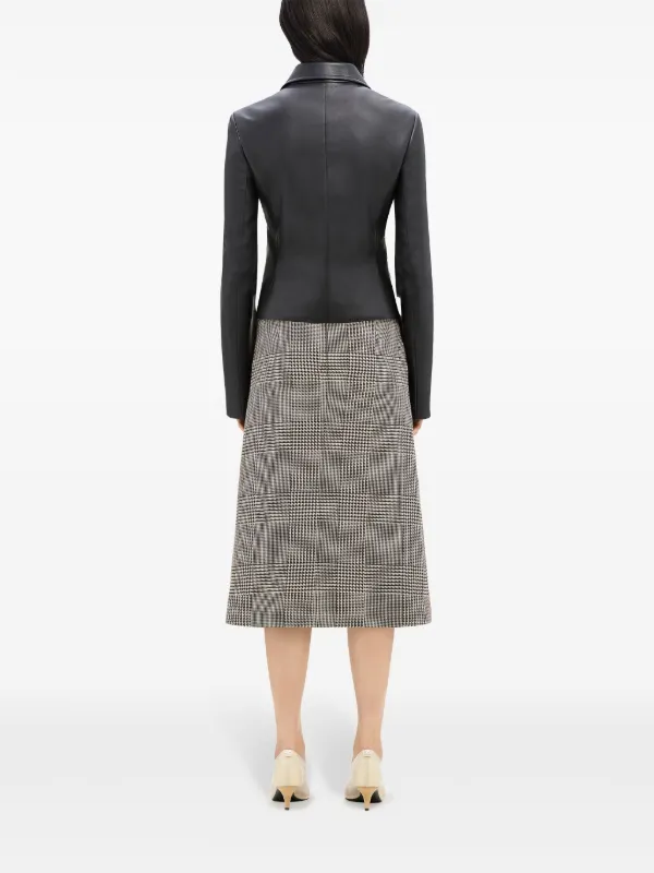 Courrèges zip-fastening Leather Jacket | Black | FARFETCH