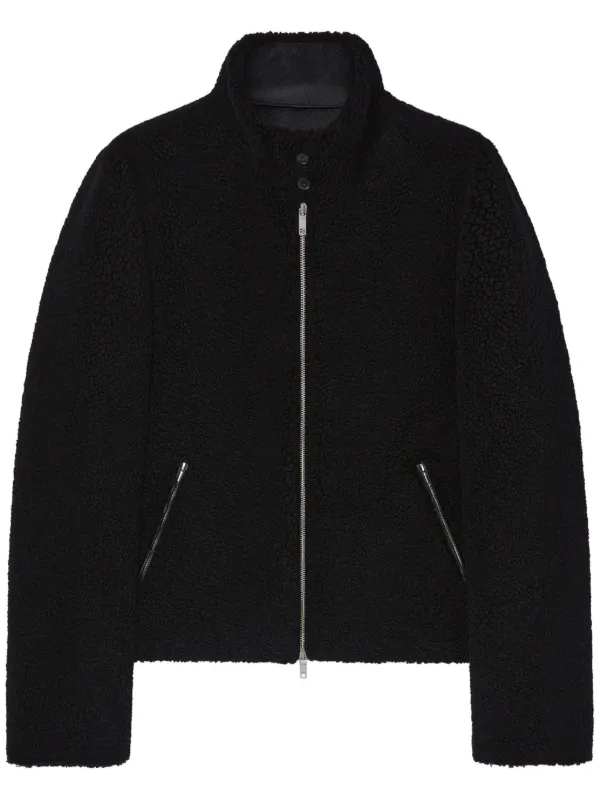 Courrèges フリース ボンバージャケット | ブラック | FARFETCH JP