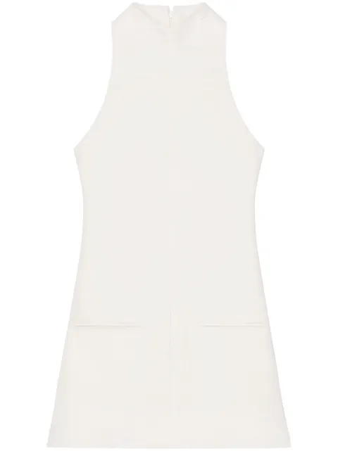 Courrèges sleeveless twill A-line dress