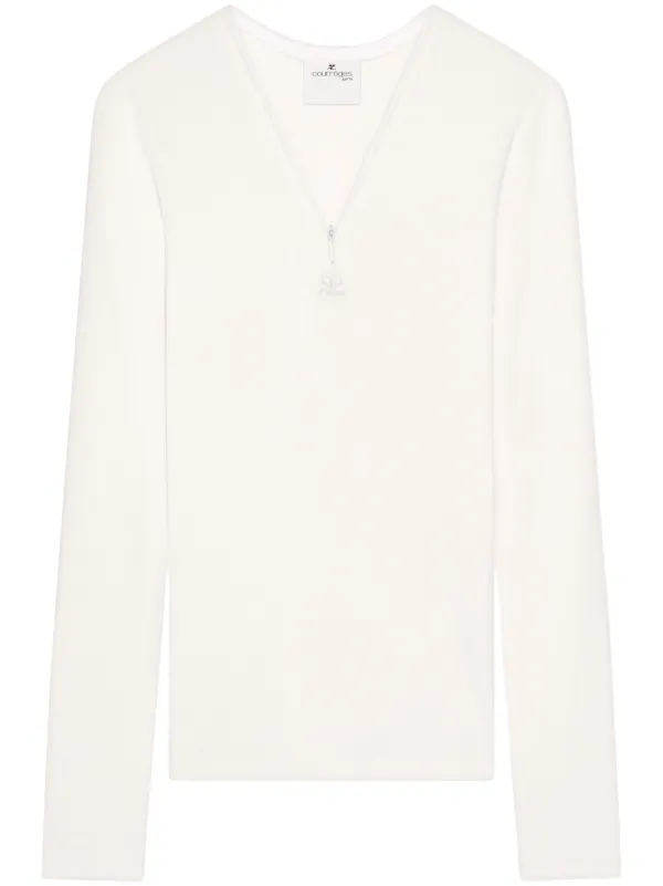 COURREGES 90s ジップネック Tシャツ 関税送料込み COURREGES 90s ジップネック Tシャツ 関税送料込み The Cotton