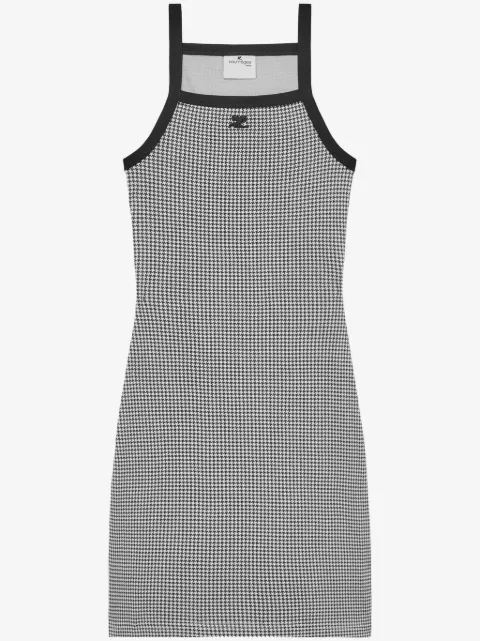 Courrèges ハウンドトゥース ミニドレス