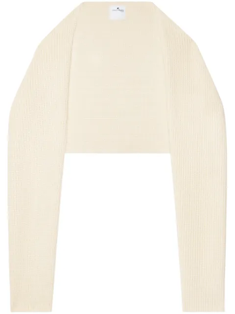 Courrèges cropped wool bolero