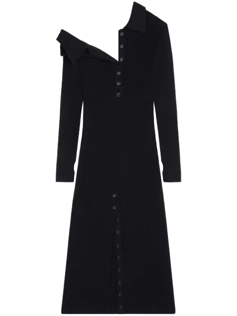 Courrèges multi-button midi dress