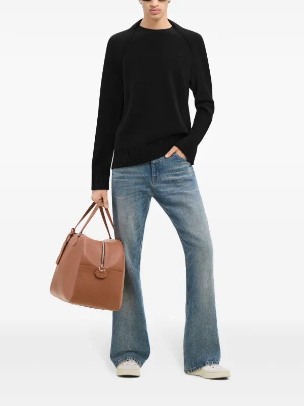 【関税込み】Courreges ブラック Trucker ウール セーター Courrèges ウール セーター | ブラック | FARFETCH JP