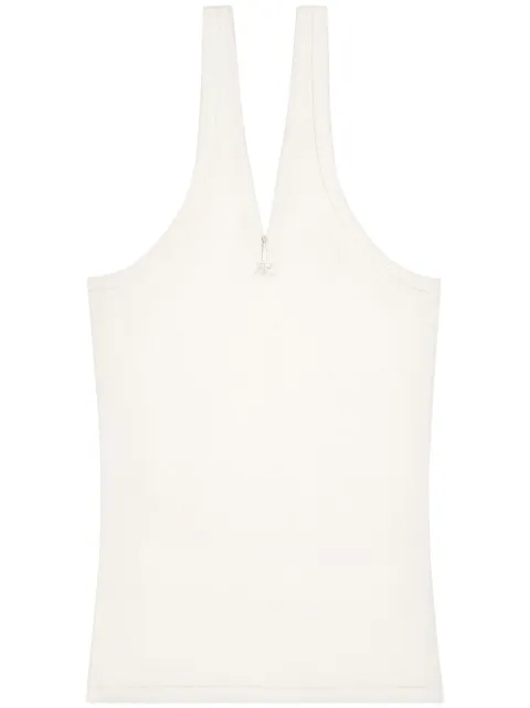 Courrèges 90's ribbed tank top 