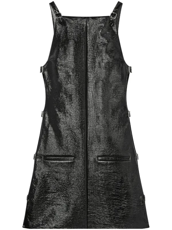 black.tie dress women Black Vinyl Dress  Pole
