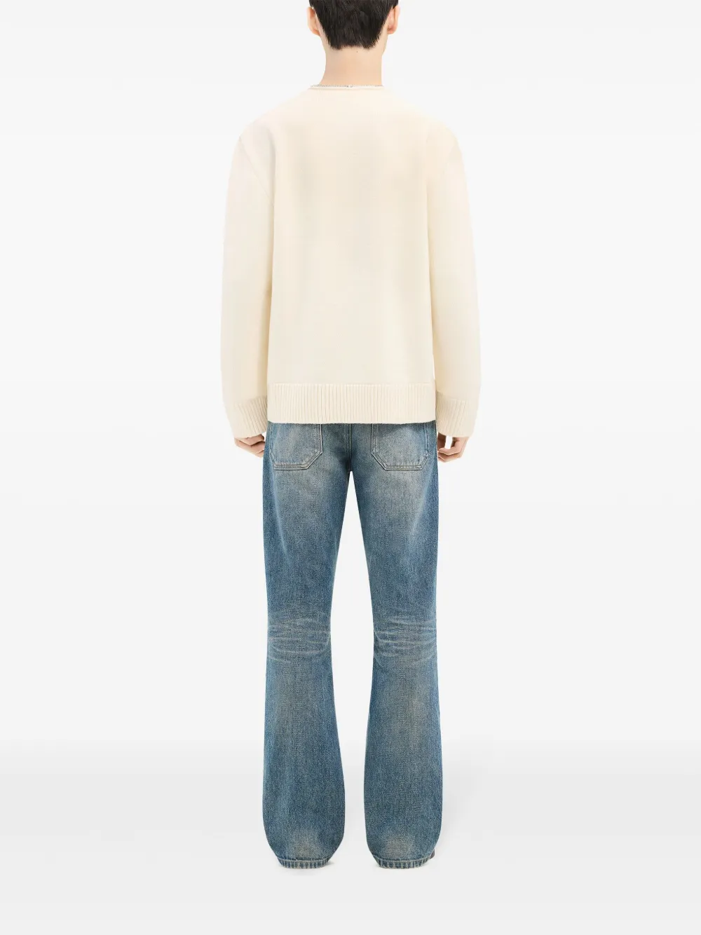 Courrèges Wollen sweater Beige
