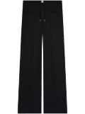 Courrèges tracksuit interlock low-rise baggy pants - Black