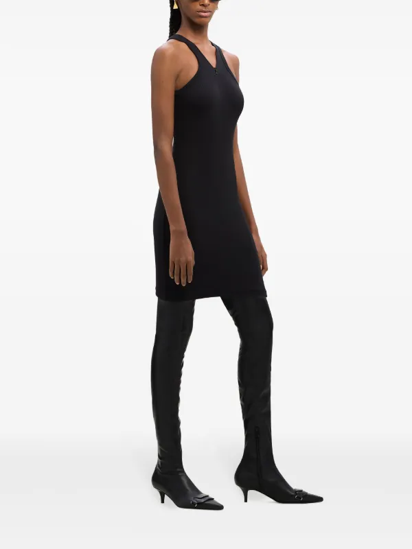 COURREGES 'Criss Cross 90's Mini' dress クレージュミニドレス Courrèges criss-cross 90's Mini Dress | Black | FARFETCH HK