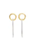 Courrèges Holy Union dangle earrings - Silver