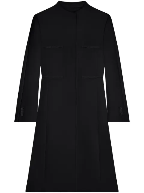 Courrèges Heritage crepe-texture coat