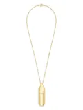 Courrèges flask statement neckless - Gold