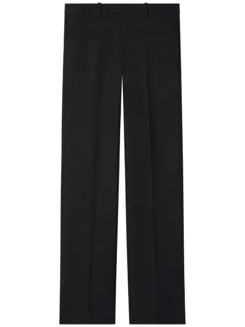 Courrèges pantalones rectos de sarga