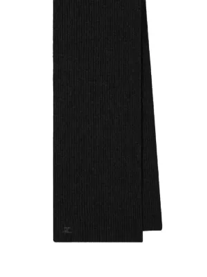 小物 COURREGES AC MILANO KNIT SCARF Courrèges AC Milano Knit Scarf | Black | FARFETCH