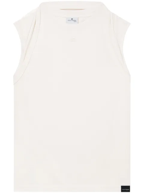 Courrèges camiseta drapeada