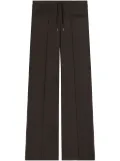 Courrèges tracksuit interlock low-rise baggy pants - Black