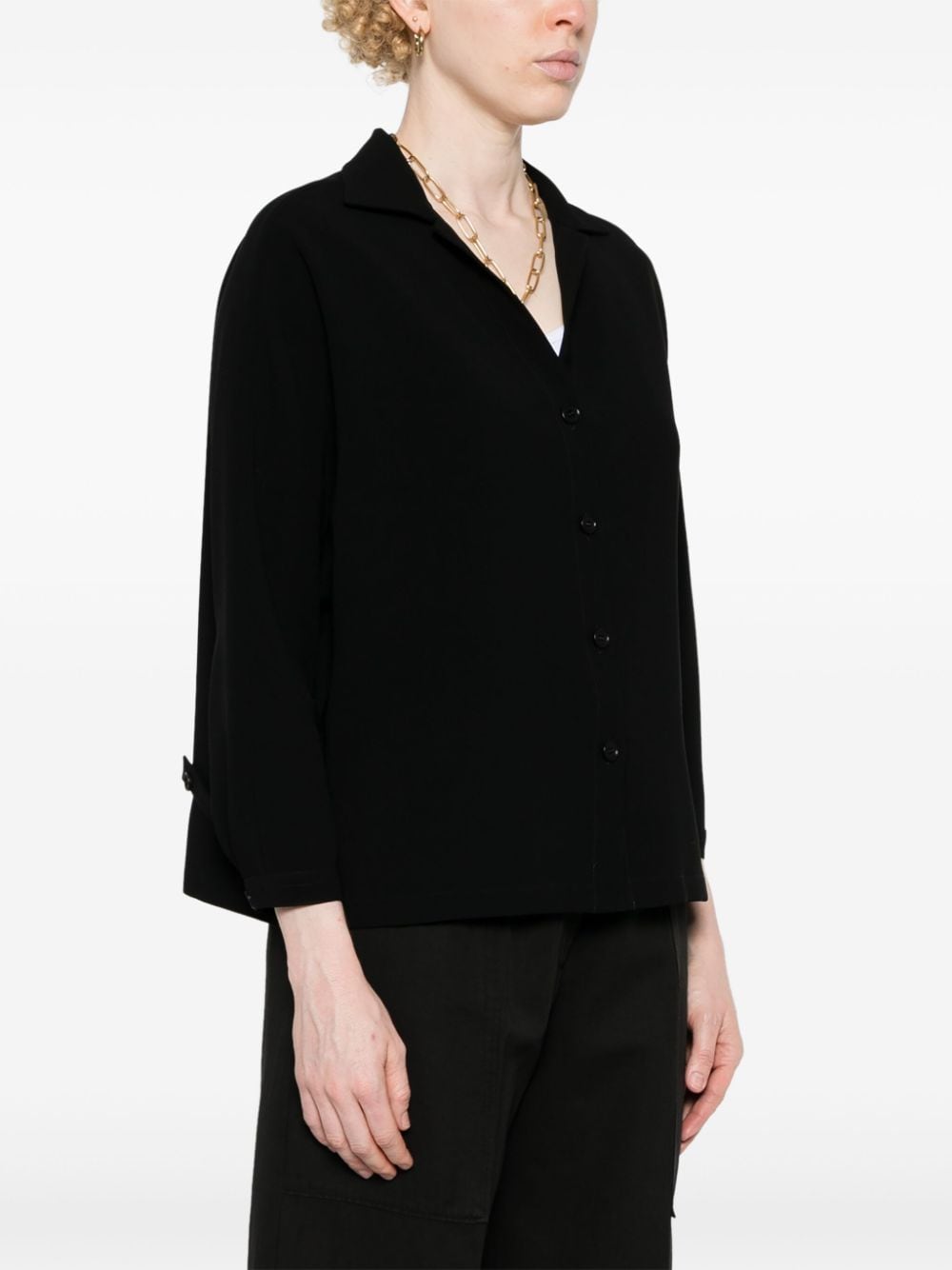 Shop Aspesi Long-sleeve Shirt In Black