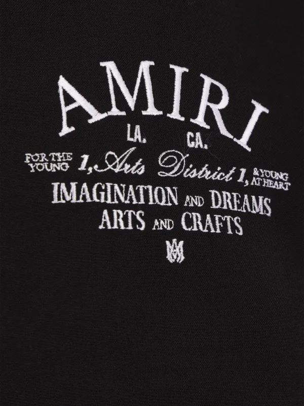 AMIRI Arts District logo-embroidered Jacket | Black | FARFETCH