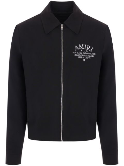 AMIRI Arts District logo-embroidered jacket