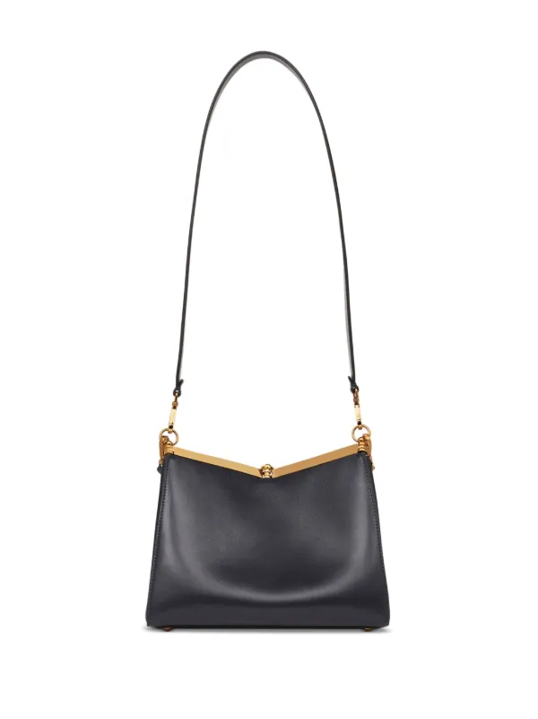 送料関税込【ETRO】 Vela ミディアムバッグ（ウーブンレザー） ETRO Medium Vela Leather Shoulder Bag | Orange | FARFETCH