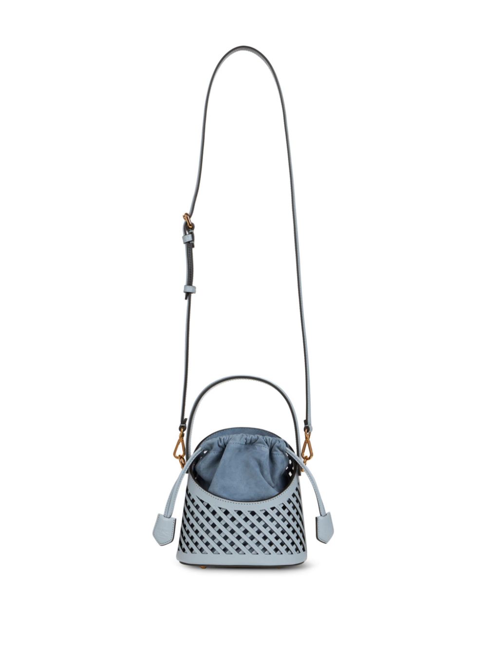 ETRO small Saturno grid cut-out crossbody bag Women